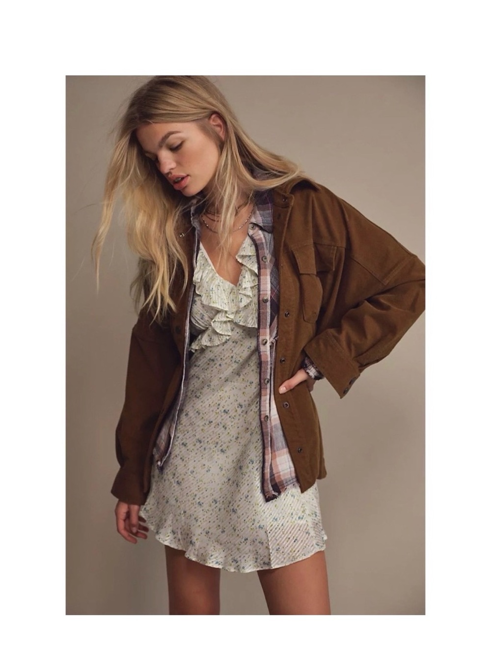 Free people Clyde shirt jacket / shacket